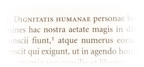 Tagung: Die Würde der menschlichen Person: 50 Jahre «Dignitatis humanae [personae]»