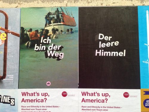 Kultur und Religion auf dem Plakat