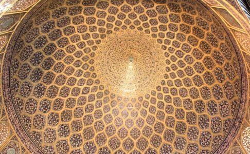 Innenkuppel der Lotfollah-Moschee in Isfahan, by_Uwe Drewes_pixelio.de