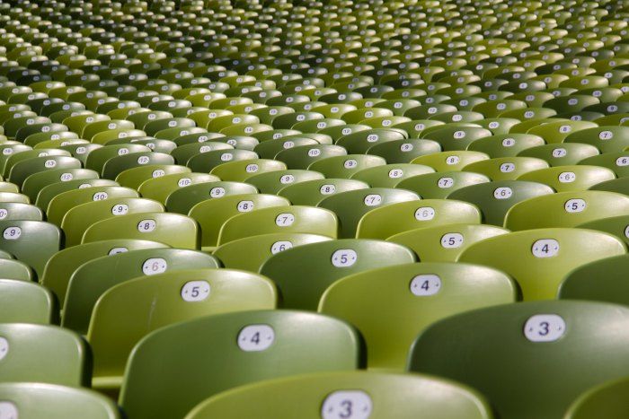 paul bergmeir / unsplash.com 500px Photo ID: 28795857 - The seats of the Olympic Stadion in Munich.