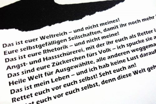 Kein Punklied, aber … Vom Esterbuch in die heutige Politwelt