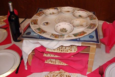 Seder-Feier an Pessach