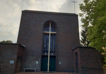 Kirche St. Hubertus, Petershaben. Ephemere Kirche