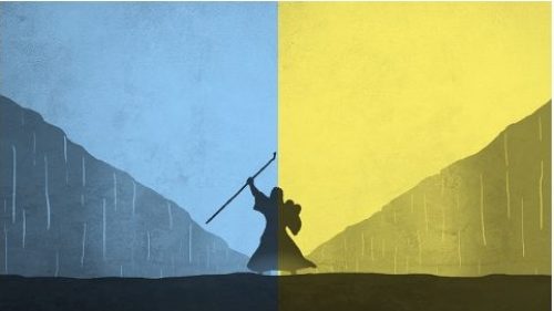 Mose als ukrainischer Held
