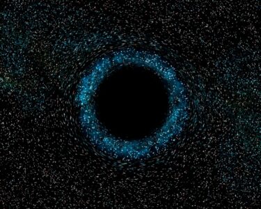 Black hole (artist's impression)