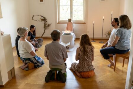 Meditation im Oratorium des Stadtklosters Zürich