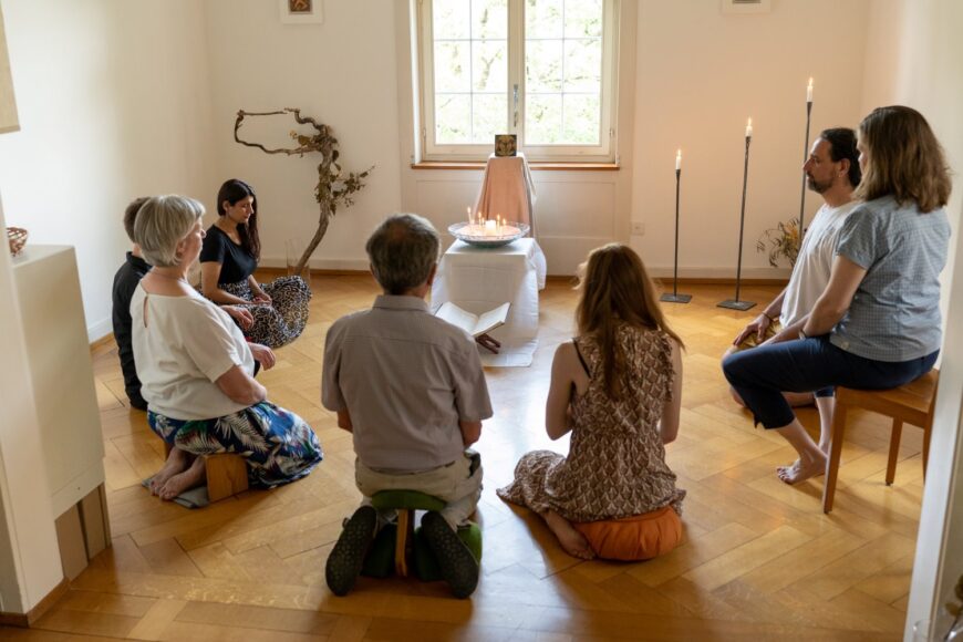 Meditation im Oratorium des Stadtklosters Zürich