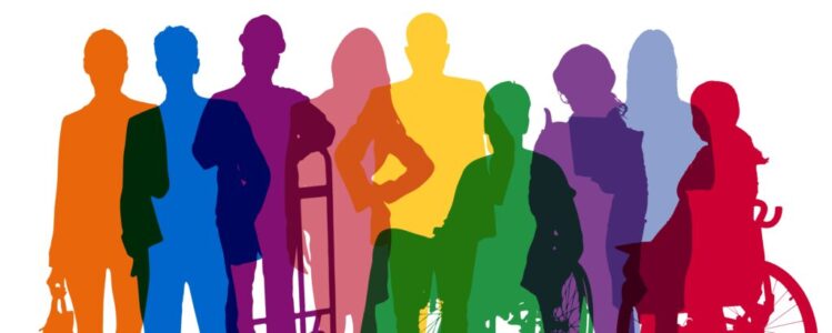 Colorful,Upper,Body,Silhouettes,Of,Different,Working,People,As,Human