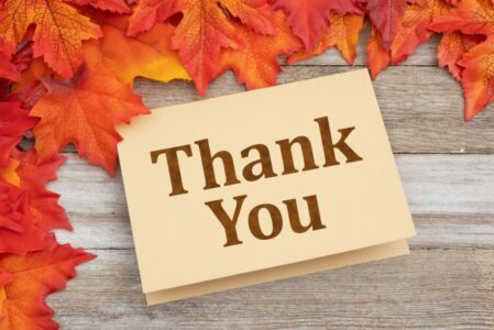 Thank you, Danke, Spende 2025