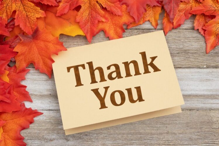 Thank you, Danke, Spende 2025