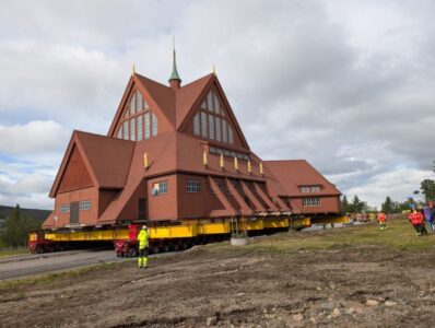 Kiruna,,Sweden,,August,19,,2023:,The,Historic,Wooden,Kiruna