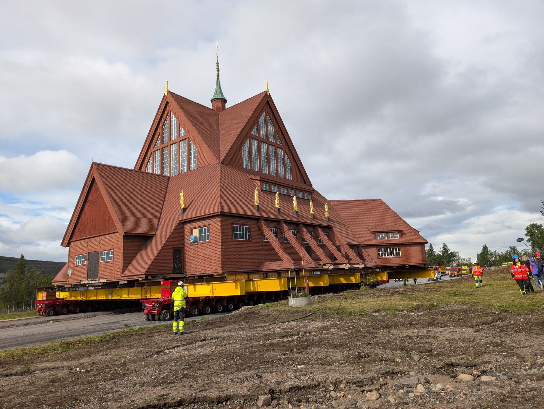 Kiruna,,Sweden,,August,19,,2023:,The,Historic,Wooden,Kiruna