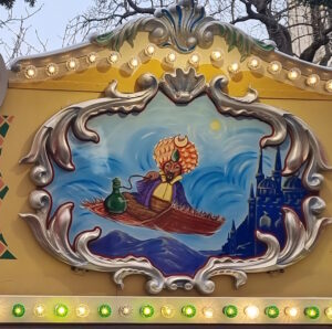 Aladdin auf dem Weihnachtsmarkt Freiburg, Bild: Vera Vath