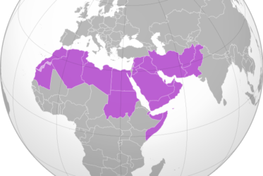 MENA_according_to_the_IMF_2003.svg Region Nordafrika und Naher Osten, MENA