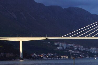 Brücke Dubrovnik Franjo Tudman Brücke in Dubrovnik/Kroatien